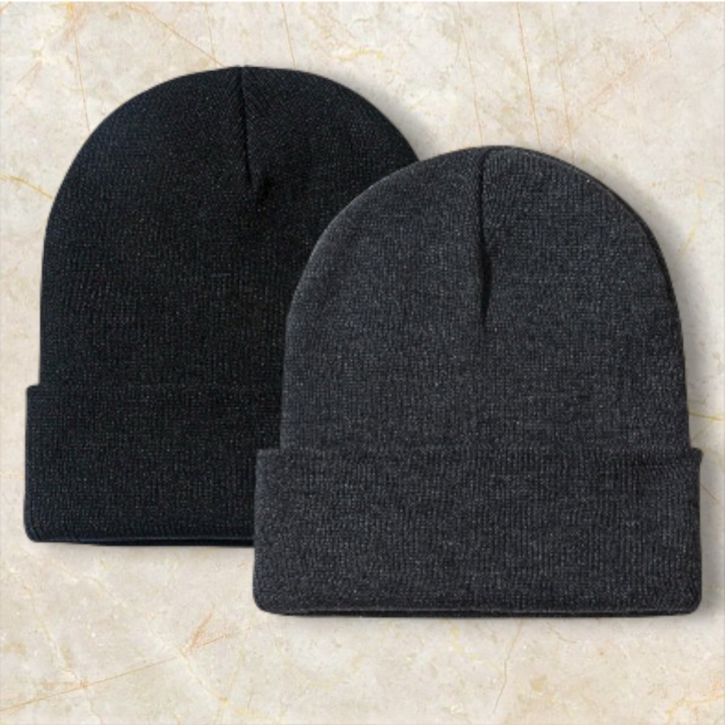 SLO High Leather Patch Beanie